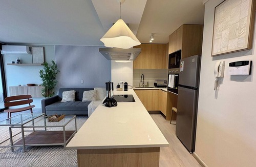 Providencia Apartment | Providencia Duplex - A/C, Balcony, Gym & Parking