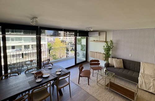 Providencia Apartment | Providencia Duplex - A/C, Balcony, Gym & Parking
