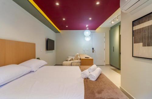 Vila Buarque Apartment | ROOFTOP COM PISCINA - AC ao lado do metrô SANTA CECILIA