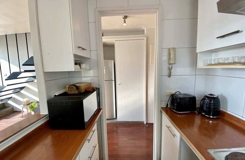 Downtown Santiago Apartment | Rooftop Pool & City Views Loft Near Paris-Londres