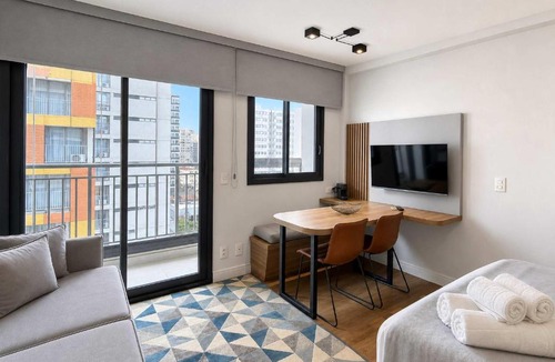 Indianopolis Apartment | Studio Elegante para 4 pessoas em Moema