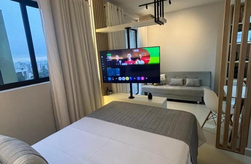 Portao Apartment | Studio Plus Portão - Sofisticação e Conforto - próx ao Shop Palladium - Hosp do Trabalhador - Col da PM
