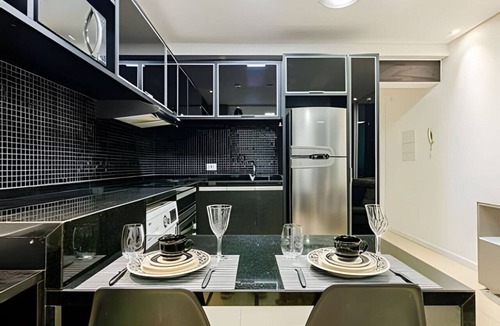 Matriz Apartment | Studio Premium para 4 pessoas com ar e lava e seca