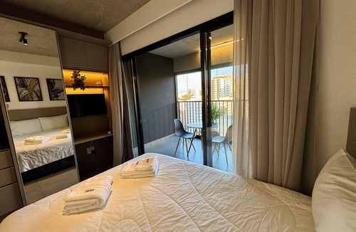 Bela Vista Apartment | Studio with balcony and coworking space near Paulista