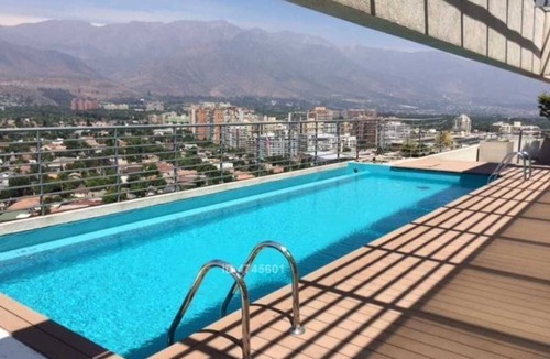 Apoquindo Apartment | The department is two blocks away from Manquehue metro station