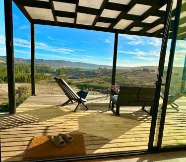 Navidad Ski Chalet | Thenca Lodge - increíble vista panorámica y hottub privado