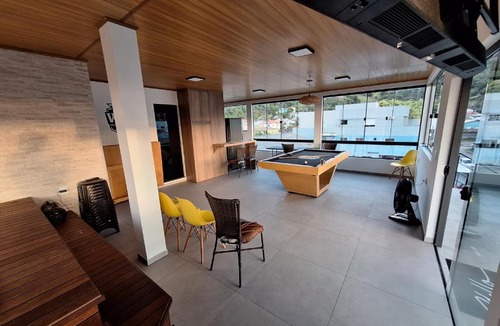 Alto Ribeirao Leste Apartment | Wx3n Rooftop lounge