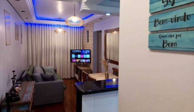 A fully equipped and functional apartment. Remote access control. 20 min GRU in Guarulhos