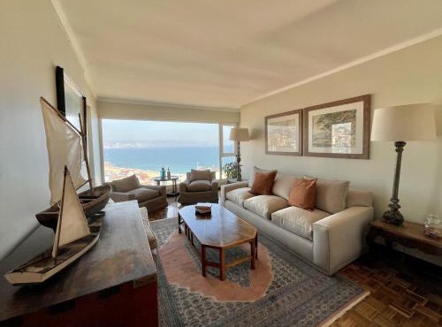 Altavista Reñaca - Fogón, quincho y piscina con vista al mar