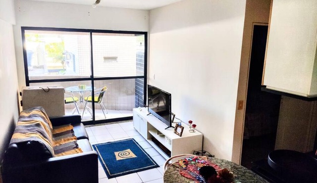 Apartamento Praia de Ponta Verde com um quarto in Maceió