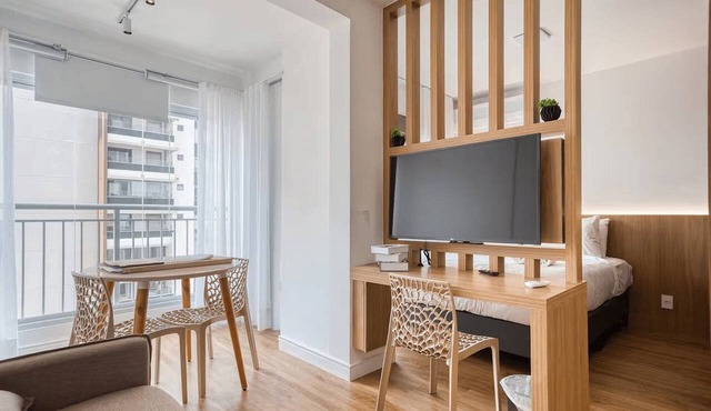 Apt in Paraíso for 4 – Pool, Gym & Wi-Fi in São Paulo