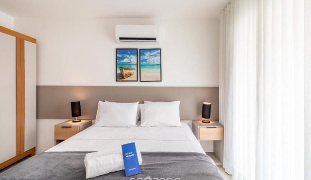 Apt w/balcony, BBQ & pool view ANO0209 in Cabo Frio
