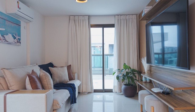Beachfront Penthouse at Praia dos Anjos with Private Pool and Barbecue Grill in Arraial do Cabo