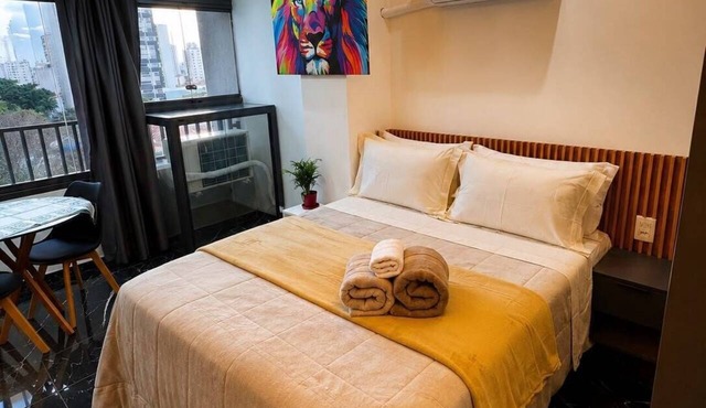 Beautiful furnished one-bedroom apartment in the heart of Ibirapuera. in São Paulo