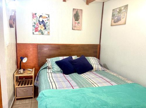 Cabaña Roscoe's Paradise en Playa Los Molles le espera 2 -3 personas