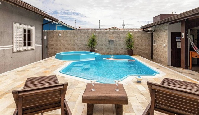 Casa Peruibe | HEATED Pool and Hot Tub | Air Conditioning - South Coast in Peruibe