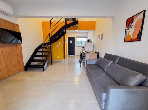 Centro: Flat p/4 pessoas + Vaga in Brusque