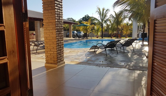 Chácara Recanto Dos Pássaros 03 With Heated Pool in Olimpia