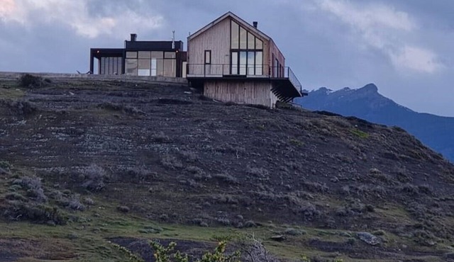 Luxury house in Puerto Fjord, Adventure retreat & marina in Patagonia, Chile.