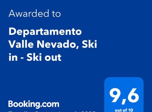 Departamento Valle Nevado, Ski in - Ski out