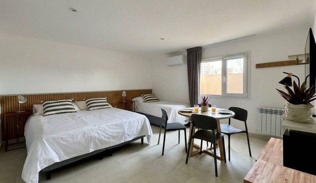Family room with a bunk bed in Azul