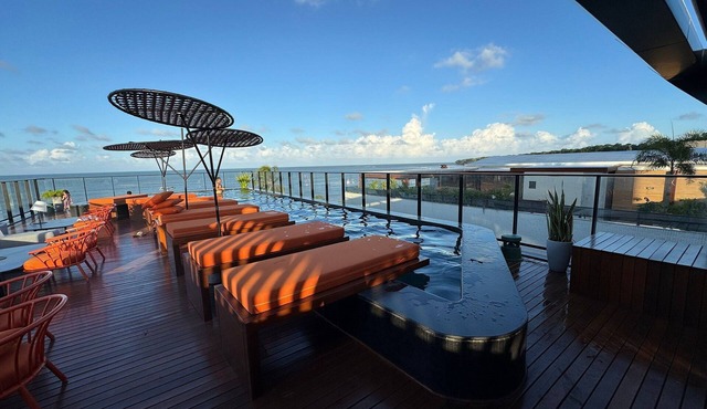 Flat beira-mar Cabo Branco com rooftop AH213 in João Pessoa