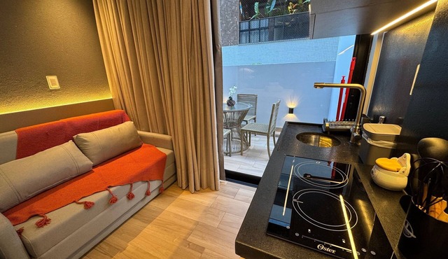 Flat Setai Cabo Branco seafront with balcony AHT12 in João Pessoa