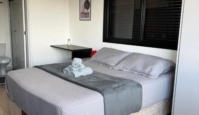 Fully equipped apt: A/C, pool & gym in Downtown in Taubaté