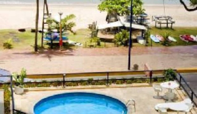 Golden Panoramic View of the Waterfront in Fortaleza