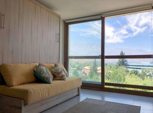 Lotus Blanc Studio- w/Mountain View, Pool and Gym in Santiago