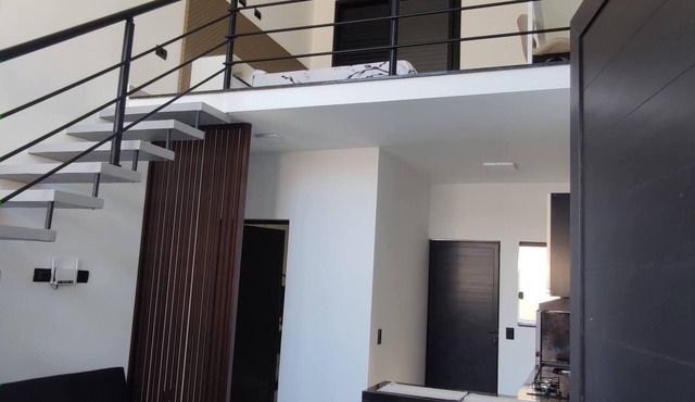 Luxury Loft in Peruíbe with Home Office, Wi-Fi and TV, 5 minutes from the beach in Peruíbe