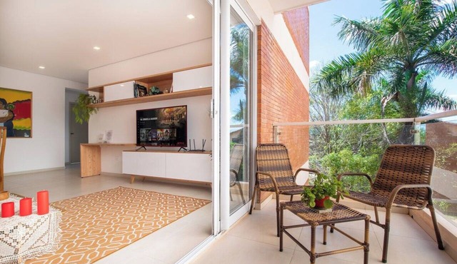 Modern Two BR in Pilar, Kitchen, City Views & Pool in Asunción