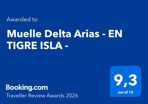 Muelle Delta Arias - EN TIGRE ISLA -