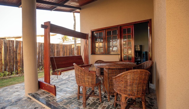 Oceanfront Beach House with Pool in Caponga