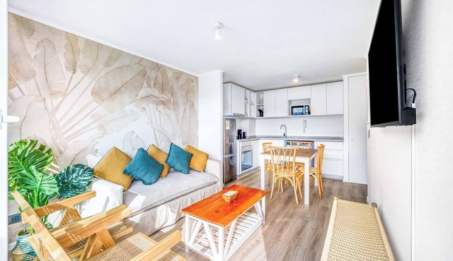Papudo Sea Apartment with pool