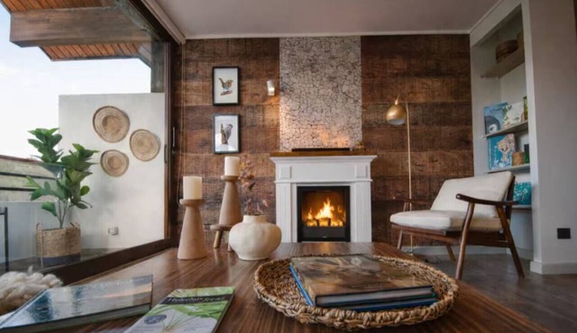 Private Terrace with Wellness Studio & Fireplace