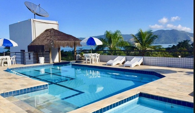 REF # 812-Kendy Flats-Rooftop Pool w/Sea View-Upper Floor in Ubatuba