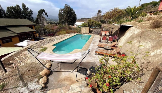 Scenic Mountain-View Cabin w/Pool & BBQ Terrace