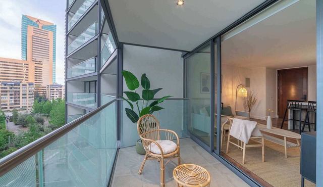 Spacious Las Condes Apartment with Pool & Parking in Las Condes