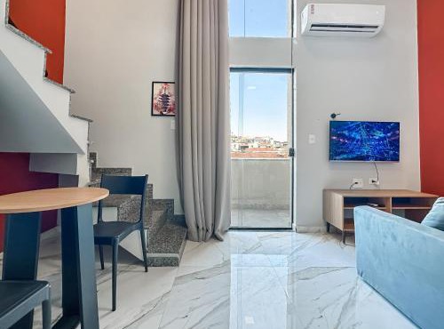 Studio CGH Confortaével Expo Imigr Zen Duplex AC in São Paulo
