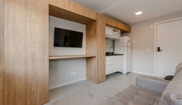 Studio Compacto e Moderno de Frente para o Parque in Porto Alegre