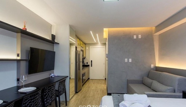 Studio in Condo. w/Pool in POA CJG1212 in Porto Alegre