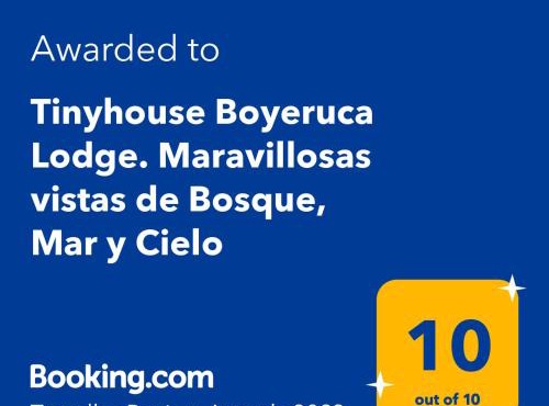 Tinyhouse Boyeruca Lodge. Maravillosas vistas de Bosque, Mar y Cielo