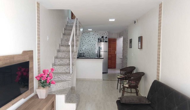 Triplex house in Praia do Forte in Cabo Frio, 3 suites, 5 bathrooms, wifi, sky in Cabo Frio