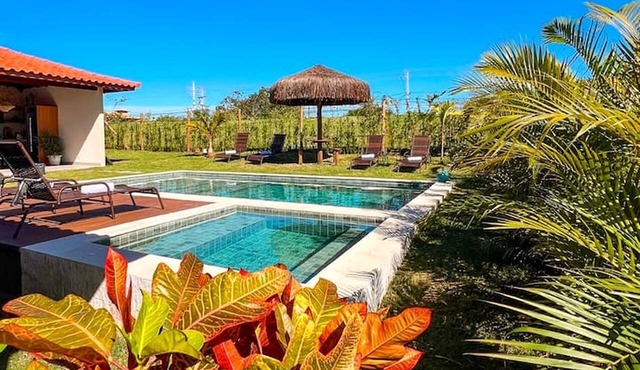 Villa Pérola do Aré | Heated and private Pool & Jacuzzi & Barbecue area in Armação dos Búzios