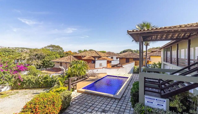 Vista mar em Búzios praia de Geribá c/Piscina in Armação dos Búzios