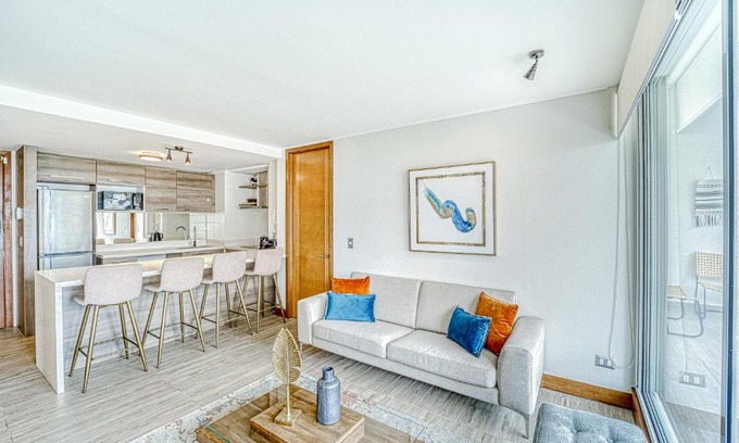 Concon Apartment | Gold Oasis 2BR w/Pool, Gym & Parking
