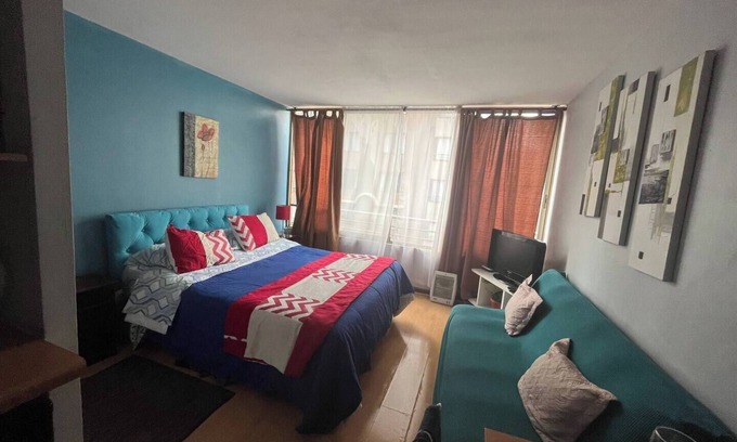Downtown Santiago Apartment | Steps away from metro sta. Lucia Lindo studio