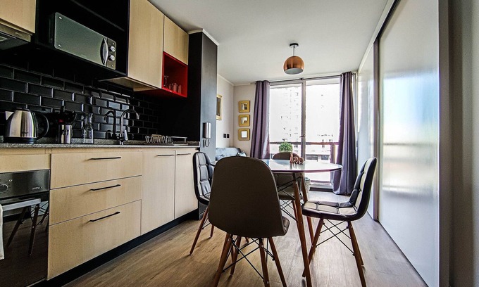 Downtown Santiago Apartment | Vistas del Paarque Almagro 511