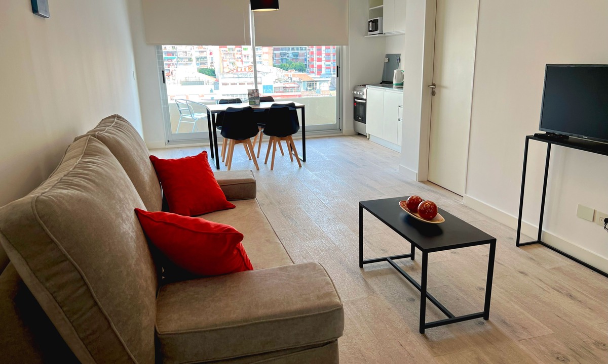Almagro Apartment | RentUp - Moderno monoambiente con balcón en Almagro